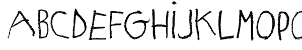 Matildas Grade School Hand font preview